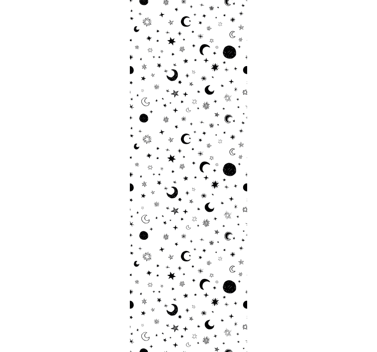 Children room roller blind galaxy with stars - TenStickers