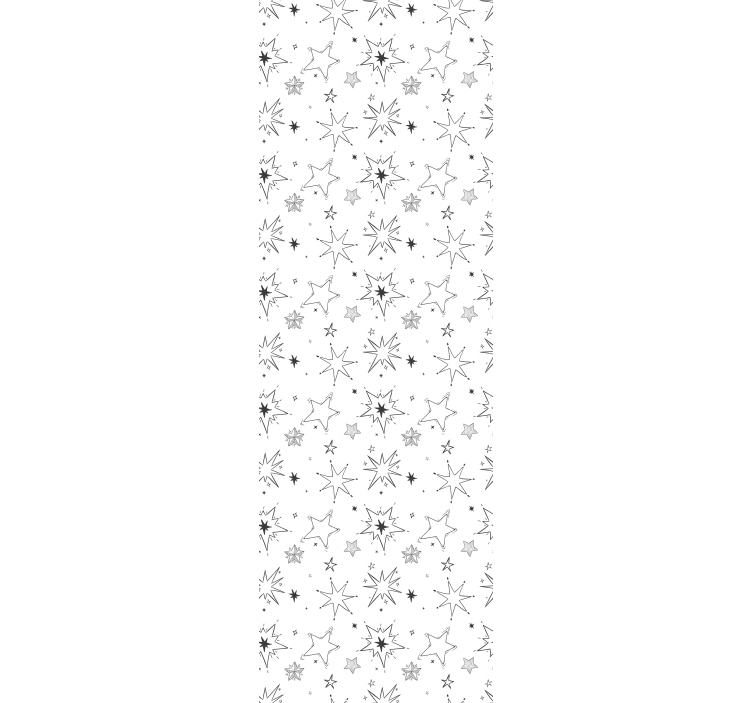 Children room roller blind with stars silhouette pattern - TenStickers