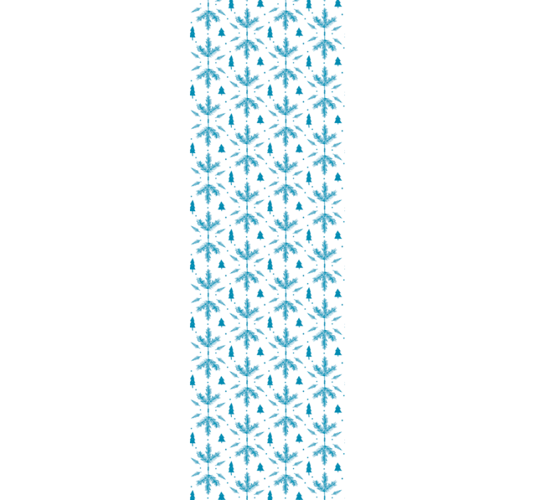 Children room roller blind nordic style blue seasons - TenStickers