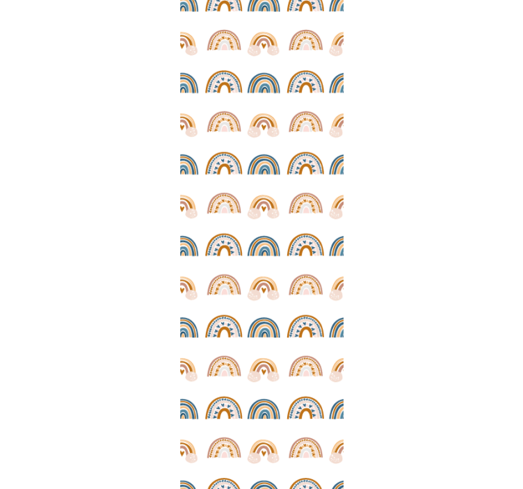 Autumn rainbows children room roller blind - TenStickers