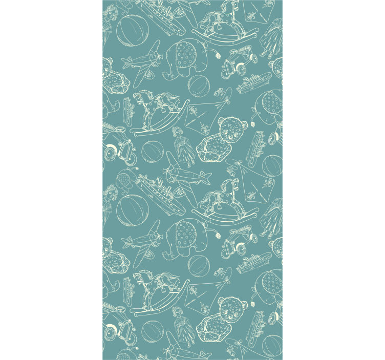 Children room roller blind baby elephants - TenStickers