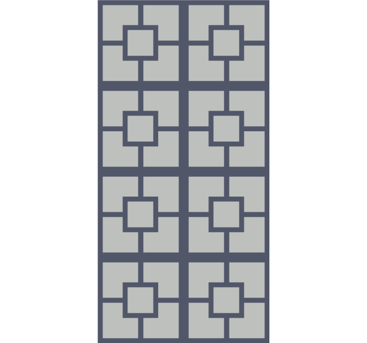 Office roller blind square pattern design - TenStickers