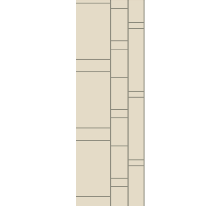 Office roller blind minimalist linear style - TenStickers