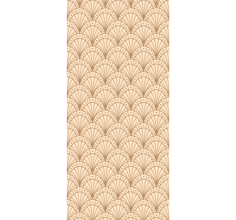 Office roller blind with elegant fan design - TenStickers