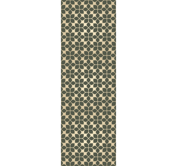 Office roller blind with luxurious gold patterns - TenStickers