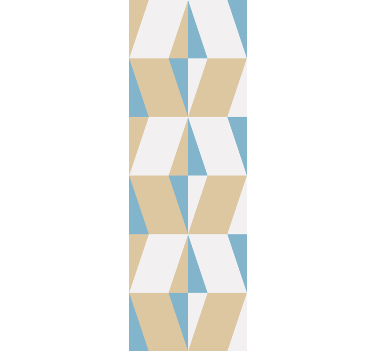 Office roller blind with geometric minimalist design - TenStickers
