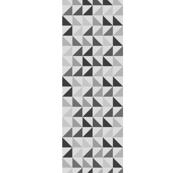 Office roller blind geometric triangles design - TenStickers