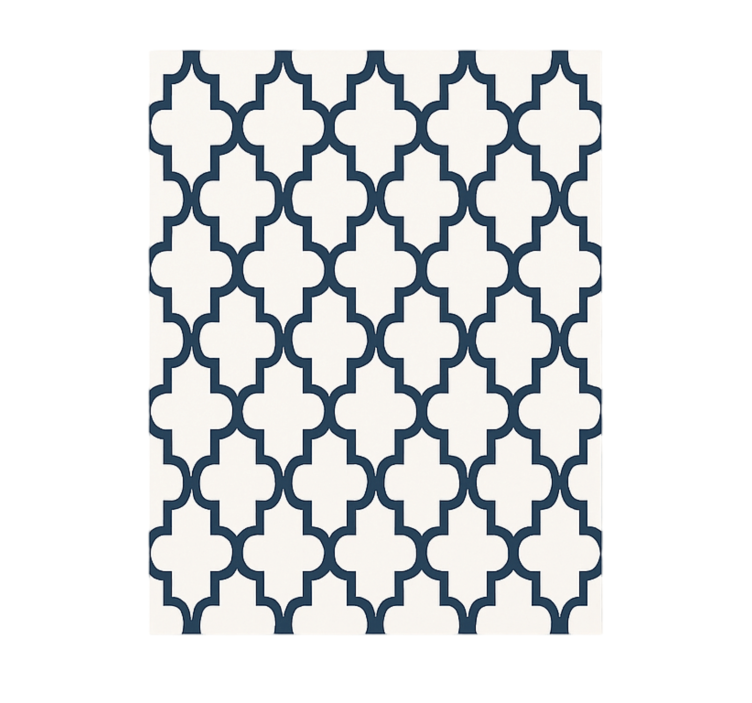 Teenage bedroom roller blind modern geometric design - TenStickers
