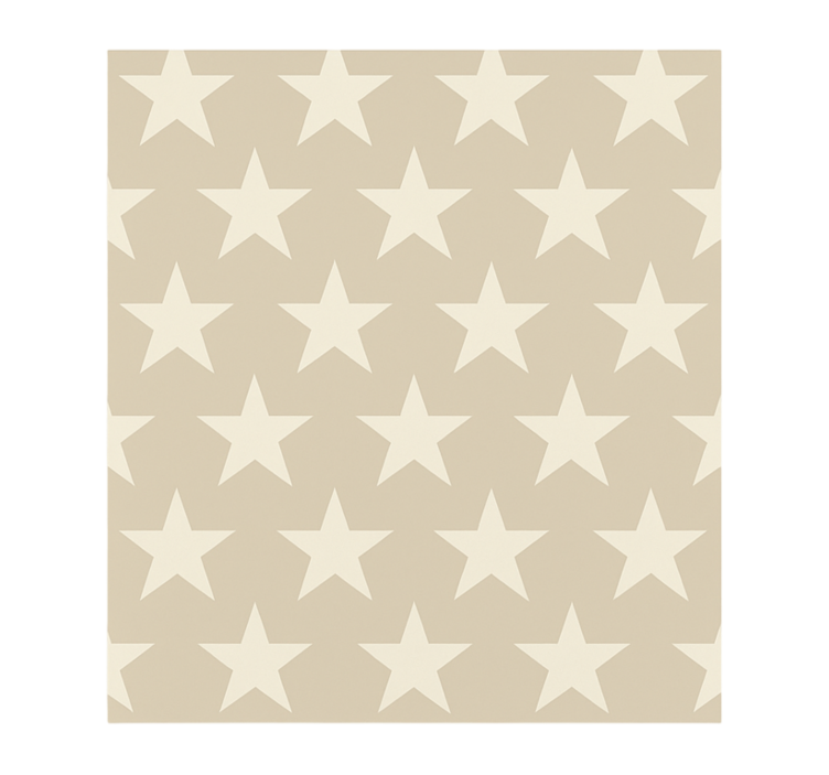 Teenage bedroom roller blind beige star pattern - TenStickers