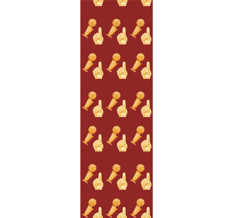 Teenage bedroom roller blind basketball game design - TenStickers