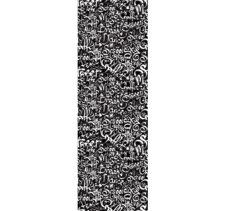 Teenage bedroom roller blind graffiti tag design - TenStickers