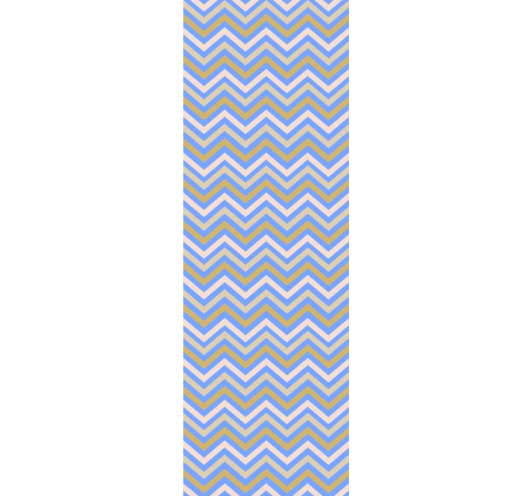 Teenage bedroom roller blind zigzag pattern colors - TenStickers