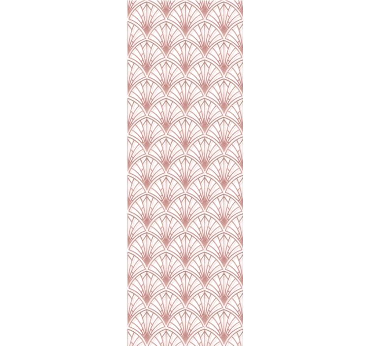 Teenage bedroom roller blind with elegant pink design - TenStickers