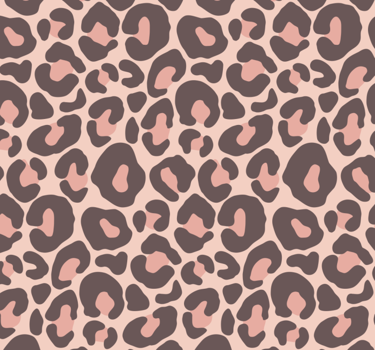 Pink leopard print teenage bedroom roller blind - TenStickers