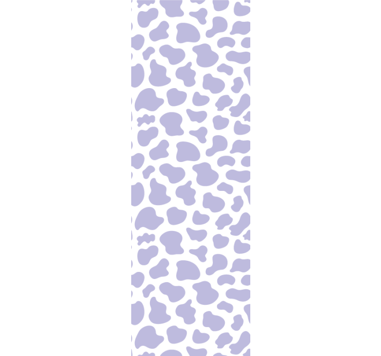 Teenage bedroom roller blind in purple cow print - TenStickers