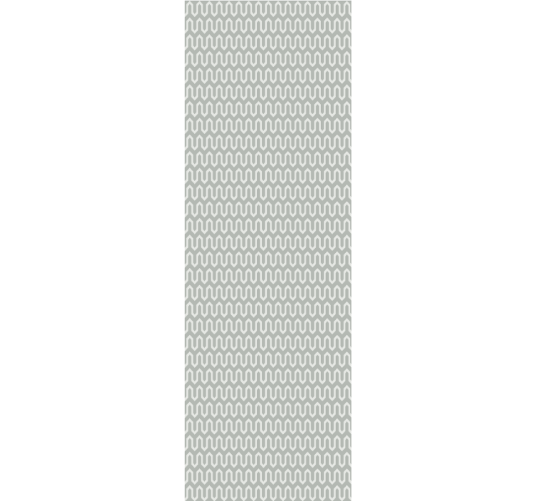 Modern roller blind mint green geometric design - TenStickers