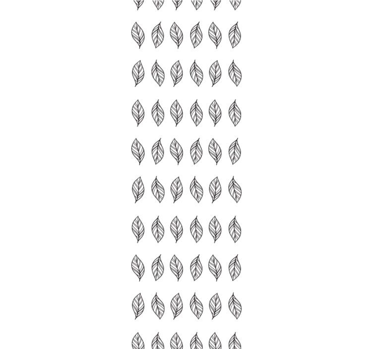 Modern roller blind with leaf-shaped minimalistic stripes - TenStickers