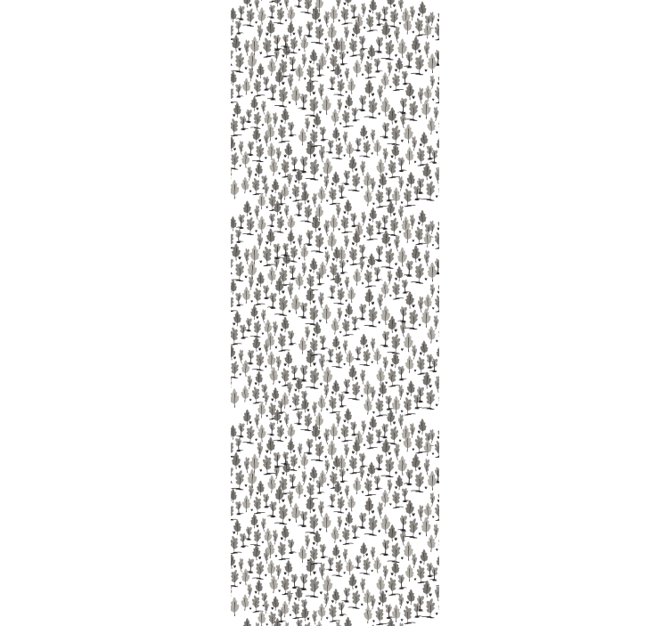 Modern roller blind little trees kinfolk design - TenStickers