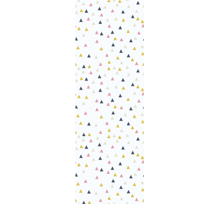Modern roller blind with minimal triangle pattern - TenStickers