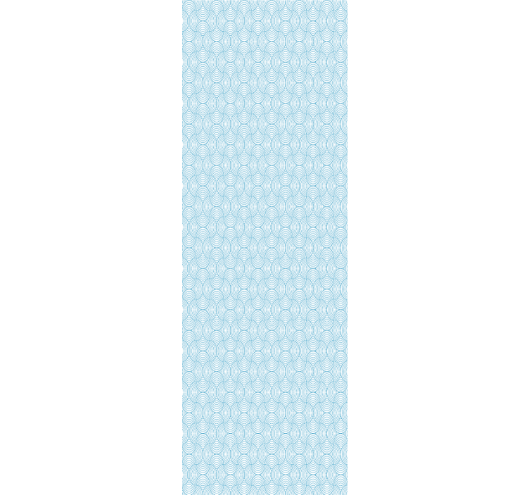 Modern roller blind with unique wave design - TenStickers