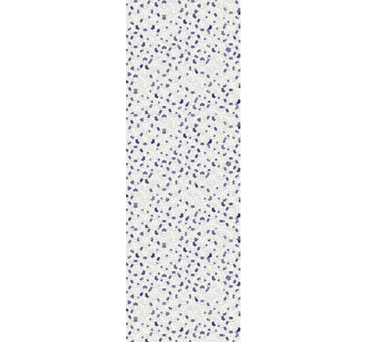 Modern roller blind with circles and diamonds - TenStickers