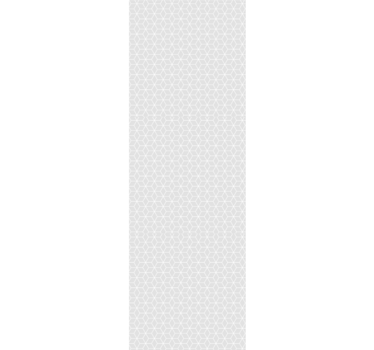 Modern roller blind in grey shapes on white background - TenStickers