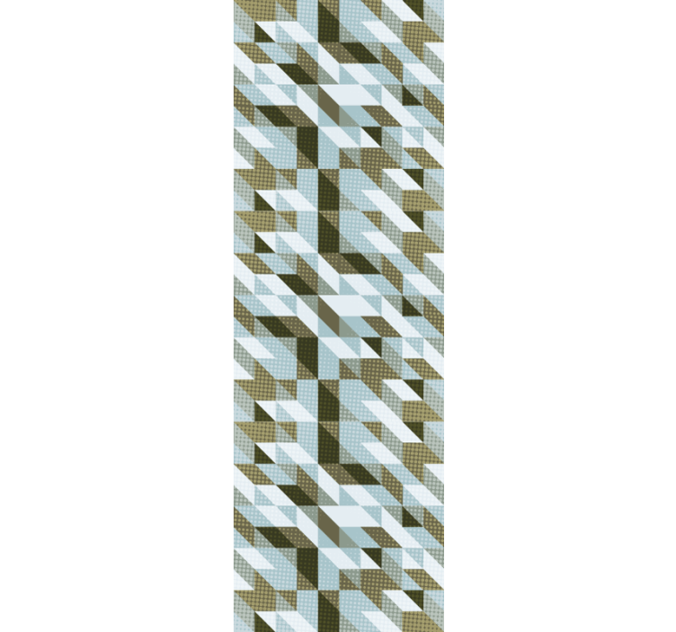 Modern roller blind with contemporary triangles - TenStickers