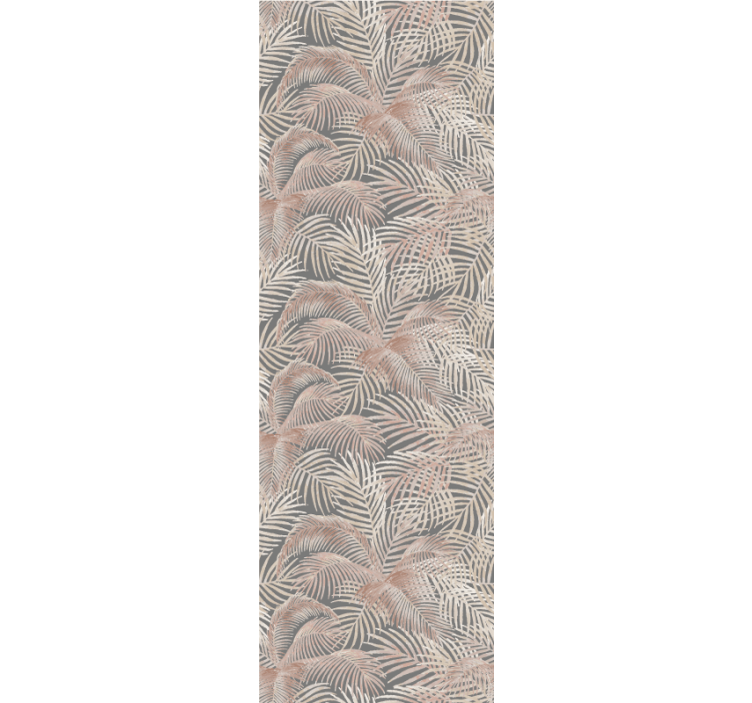 Modern roller blind palm leaves design - TenStickers
