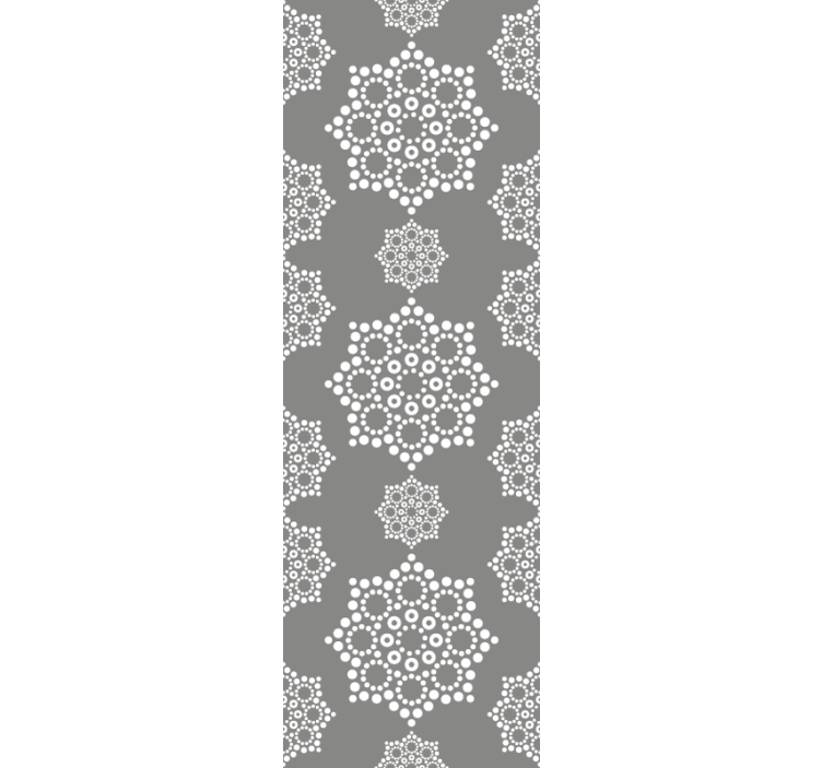 Modern roller blind mandala dot design - TenStickers