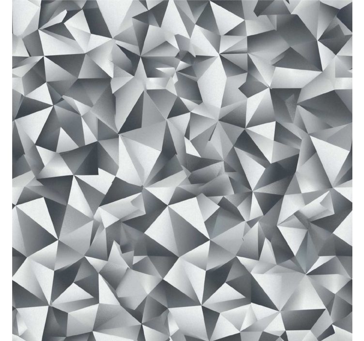 Gray diamonds gray roller blind - TenStickers
