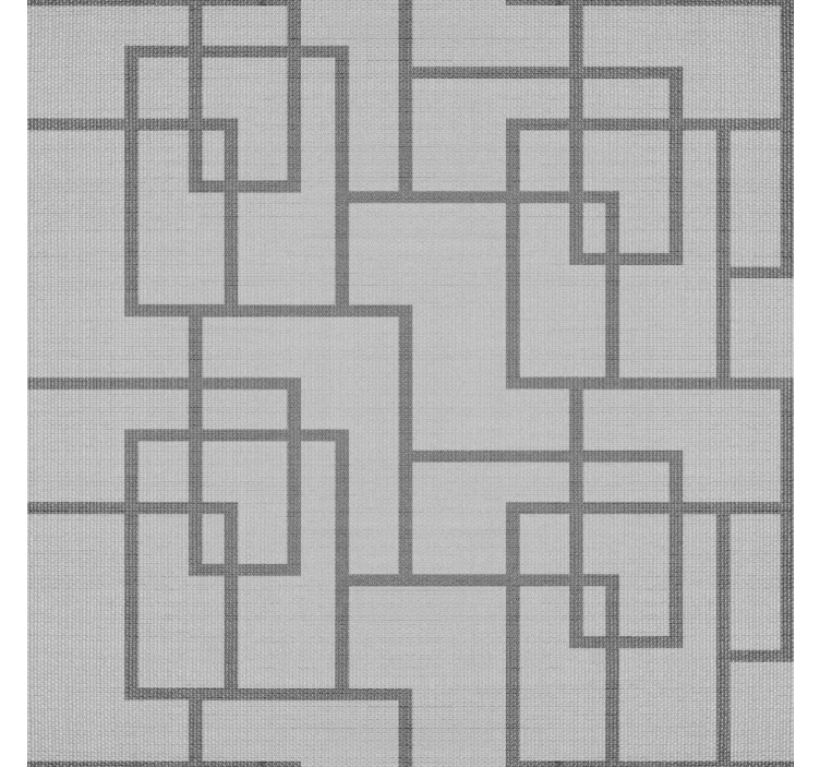 Gray roller blind with gray geometric lines - TenStickers