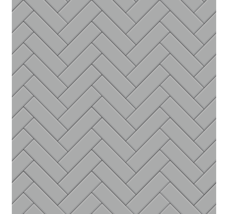 Gray roller blind in herringbone grey pattern - TenStickers