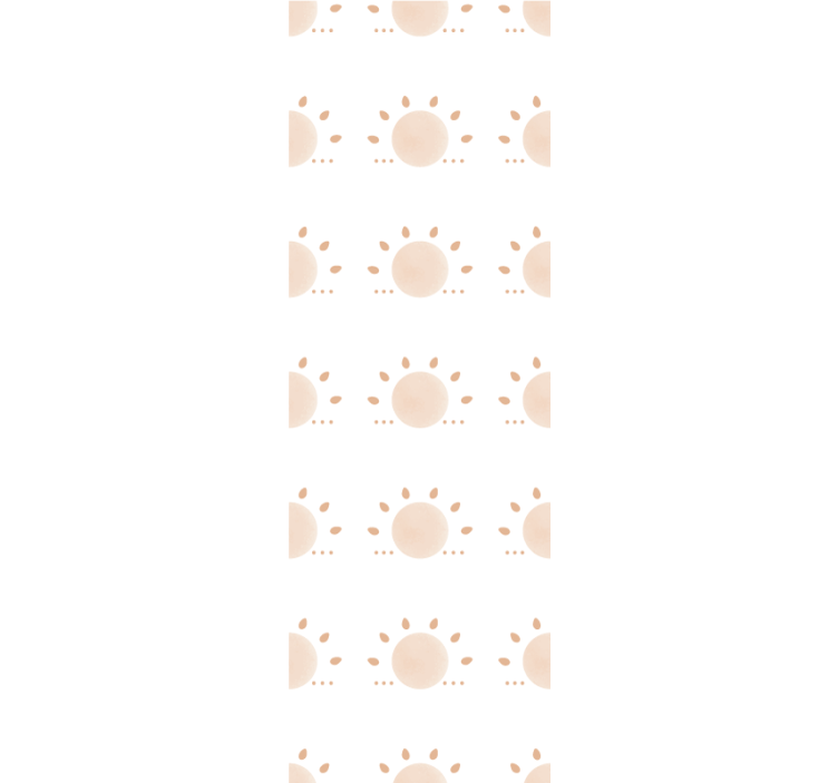 Beige roller blind abstract minimal sun - TenStickers