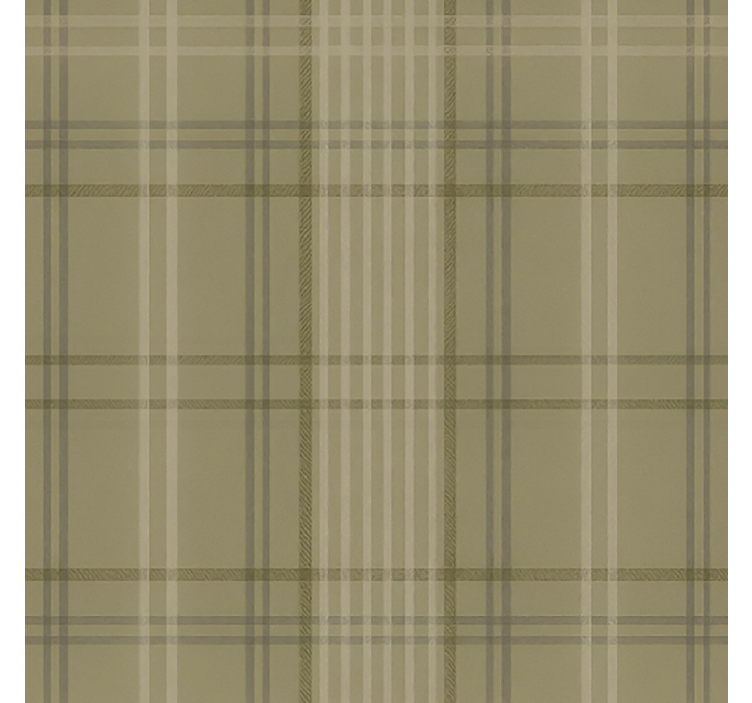 Beige roller blind in 1960s grey olive design - TenStickers