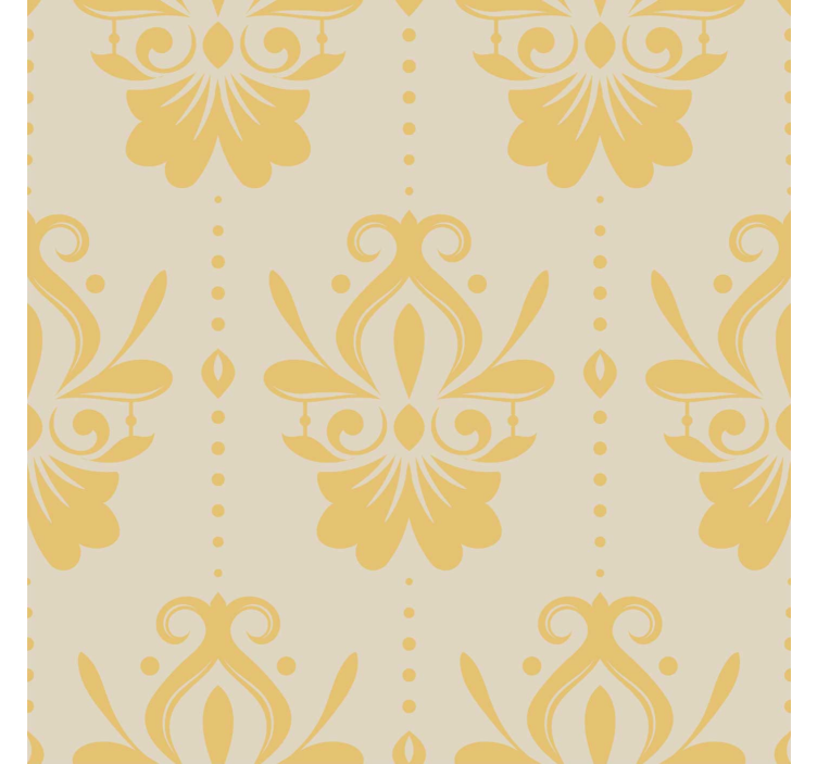 Creamy yellow yellow roller blind - TenStickers
