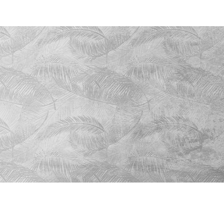 Kitchen roller blind vintage gray tropical design - TenStickers