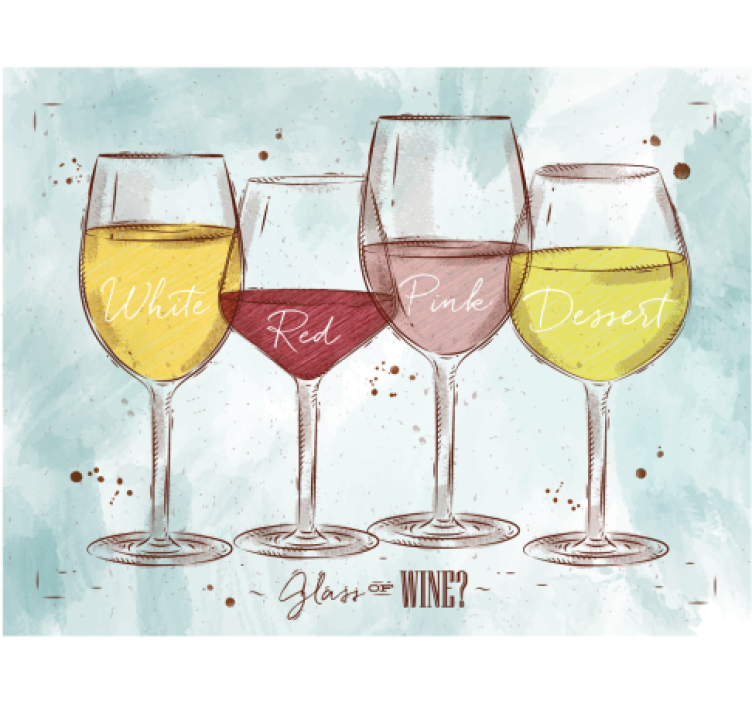 Kitchen roller blind rustic wine - TenStickers