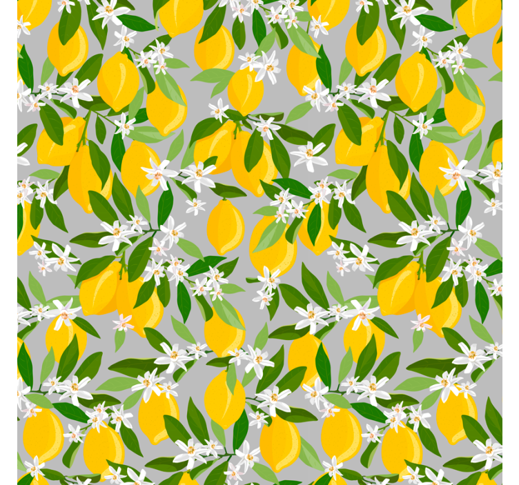 Kitchen roller blind lemon tree design - TenStickers