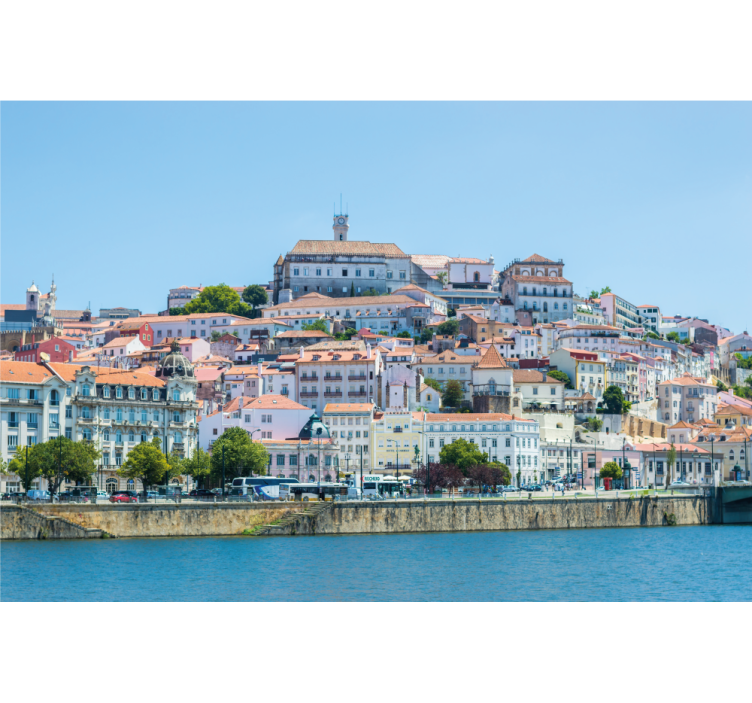 Living room roller blind coimbra - TenStickers