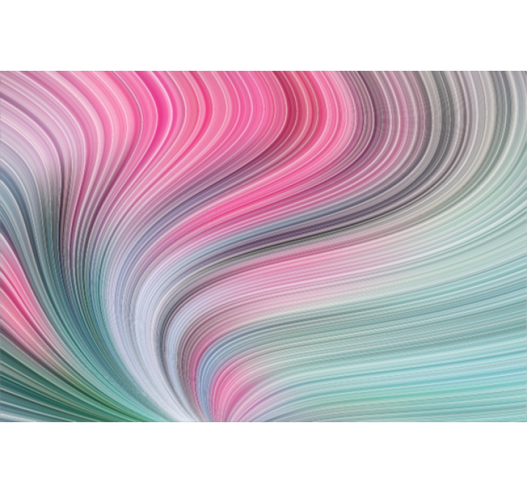 Living room roller blind with multicolor diagonal stripes - TenStickers