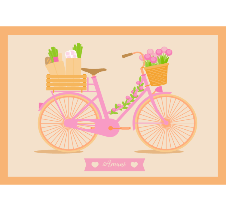 Yellow roller blind andiamo - TenStickers