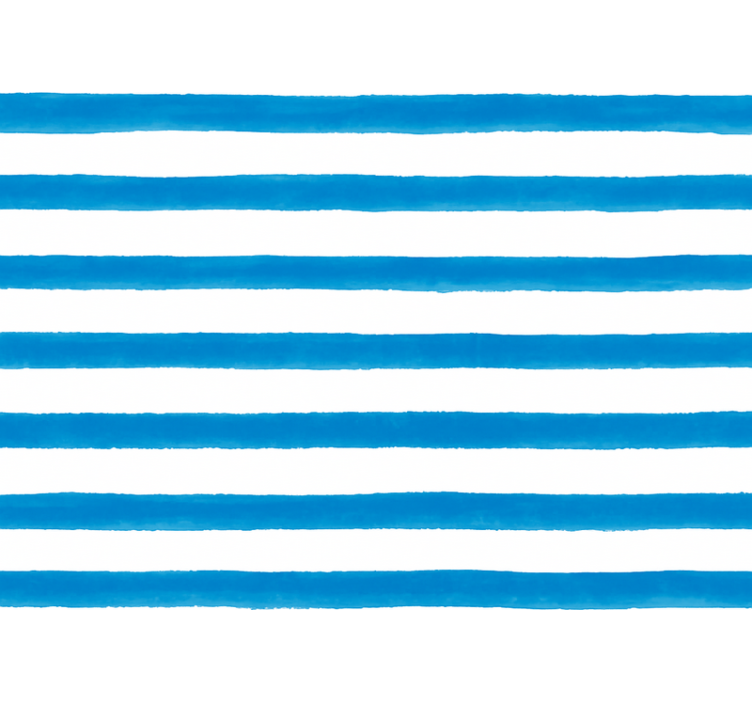 Blue roller blind blue watercolor stripes - TenStickers