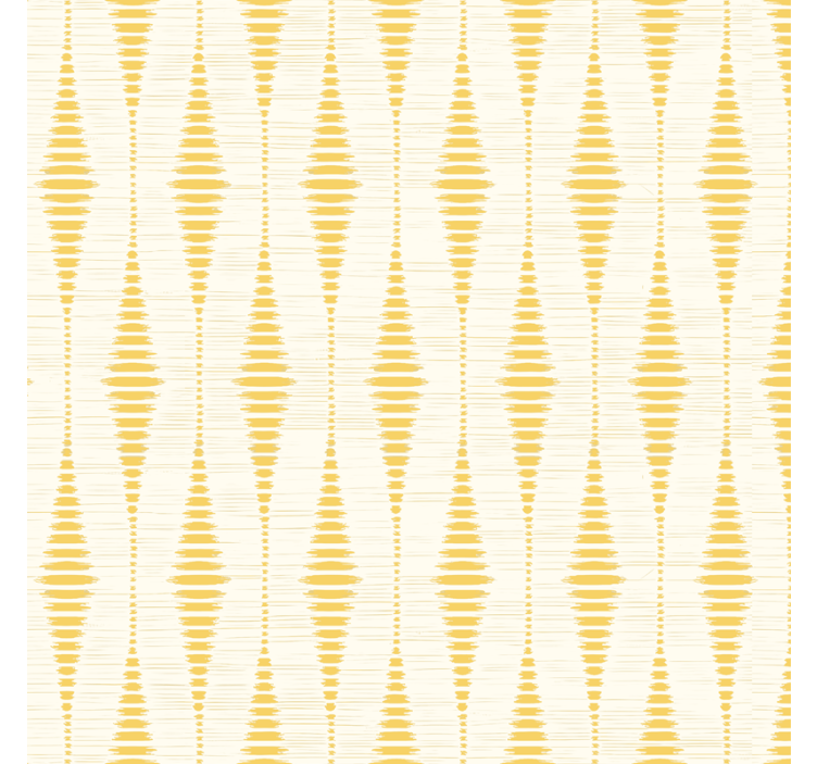 Modern roller blind in yellow rabaul ikat - TenStickers