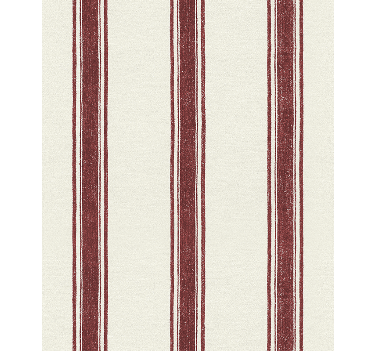 Modern roller blind in red vertical stripes - TenStickers
