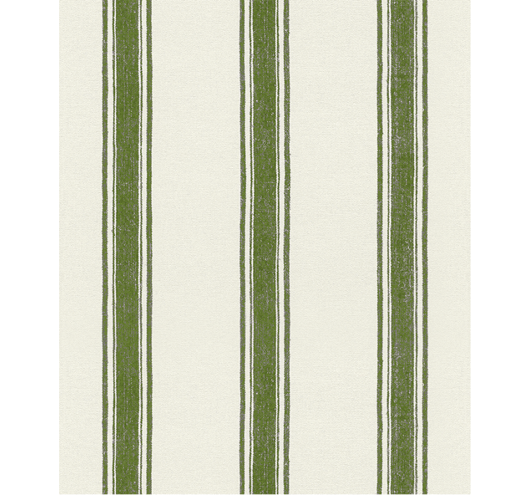Modern roller blind in moss green vertical lines - TenStickers
