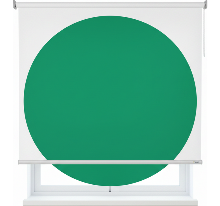Green verdant roller blind - TenStickers