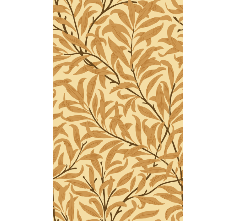 Orange leafs Elegant blind - TenStickers