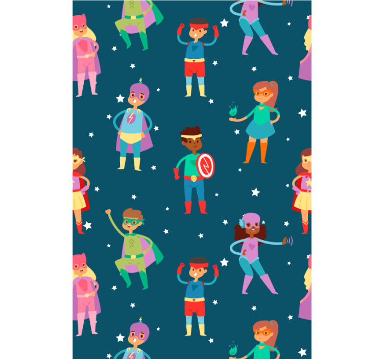Superhero Pattern superhero roller blind - TenStickers