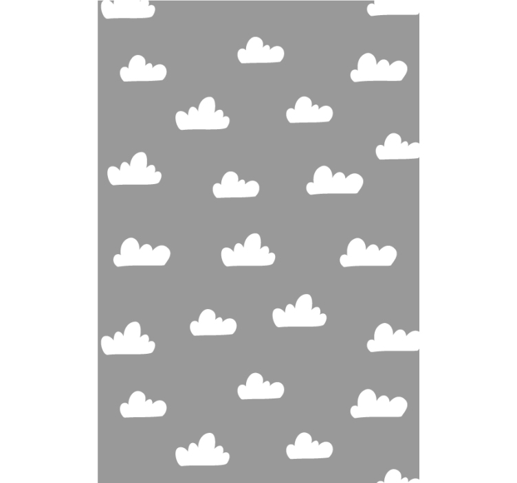 Cloudy Skies nursery roller blind - TenStickers