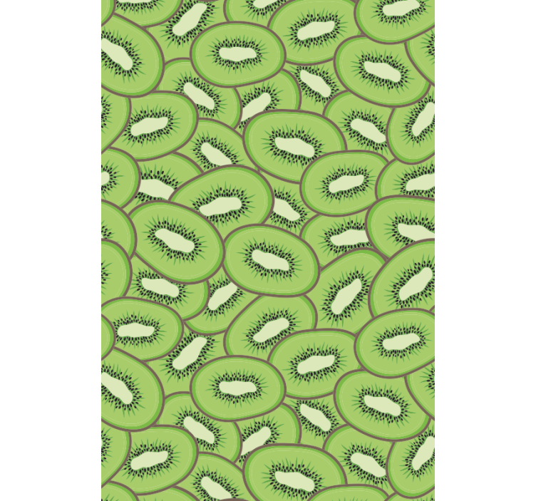 Sliced Kiwi Pattern fruit and vegetable roller blind - TenStickers